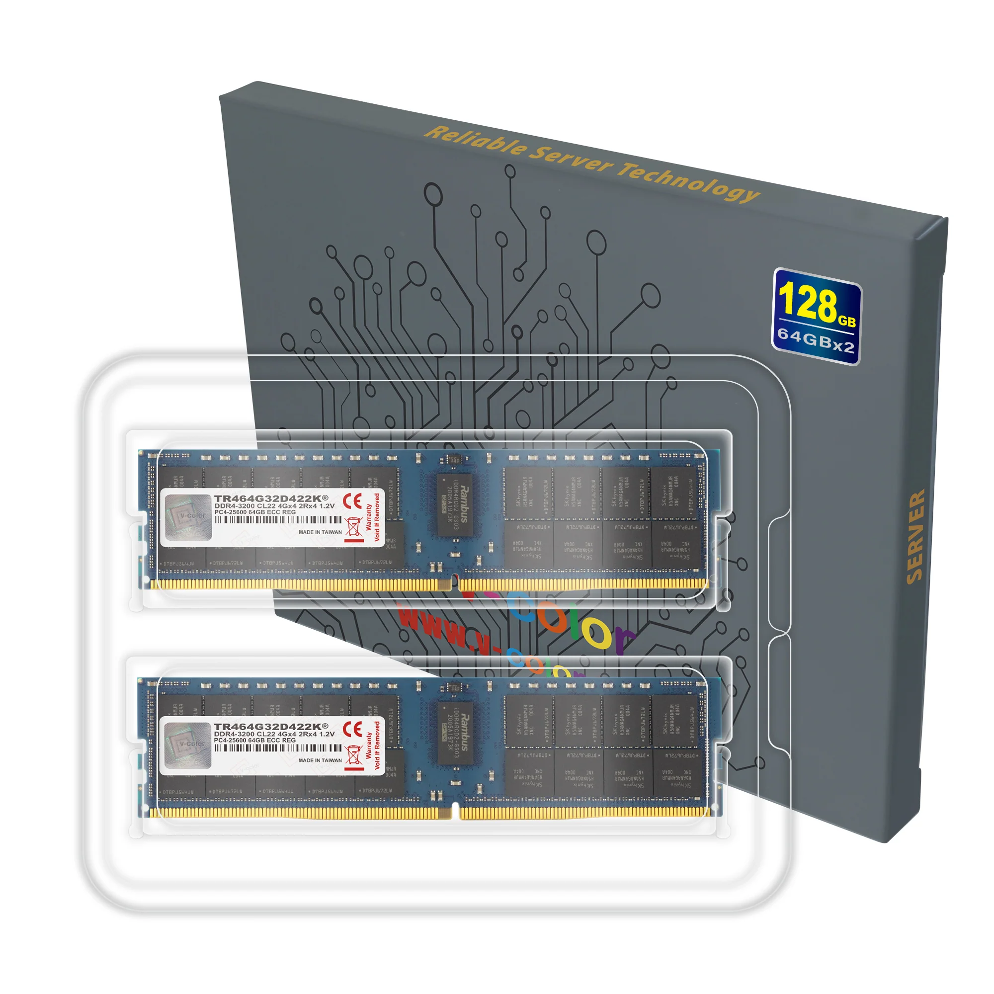 DDR4 | 128GB [64GBx2] | ECC R-DIMM | Server Memory - Image 4