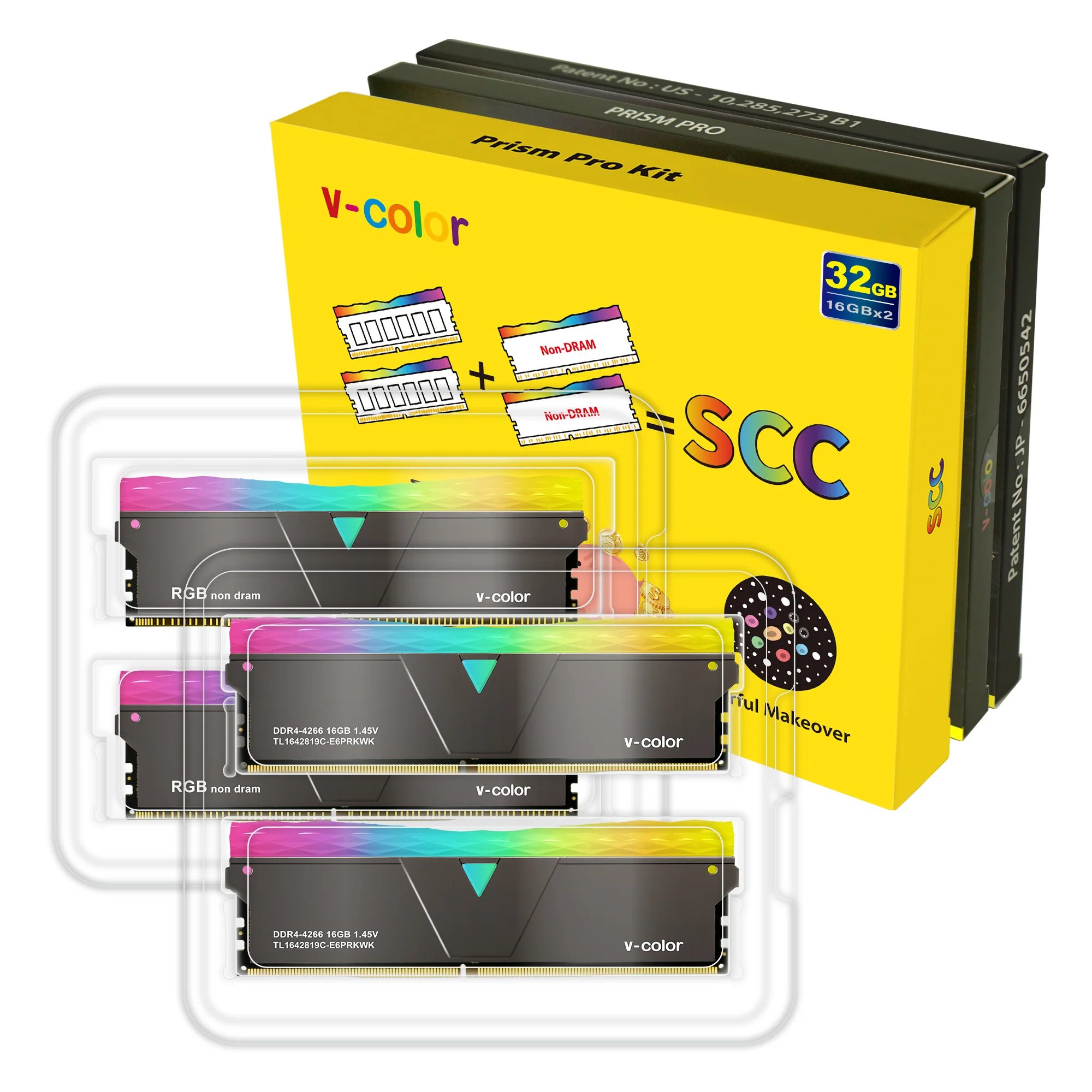 DDR4 | SCC Kit 2+2 Prism Pro RGB | 16GB (8GBx2) | Gaming Memory | U-DIMM - Image 38