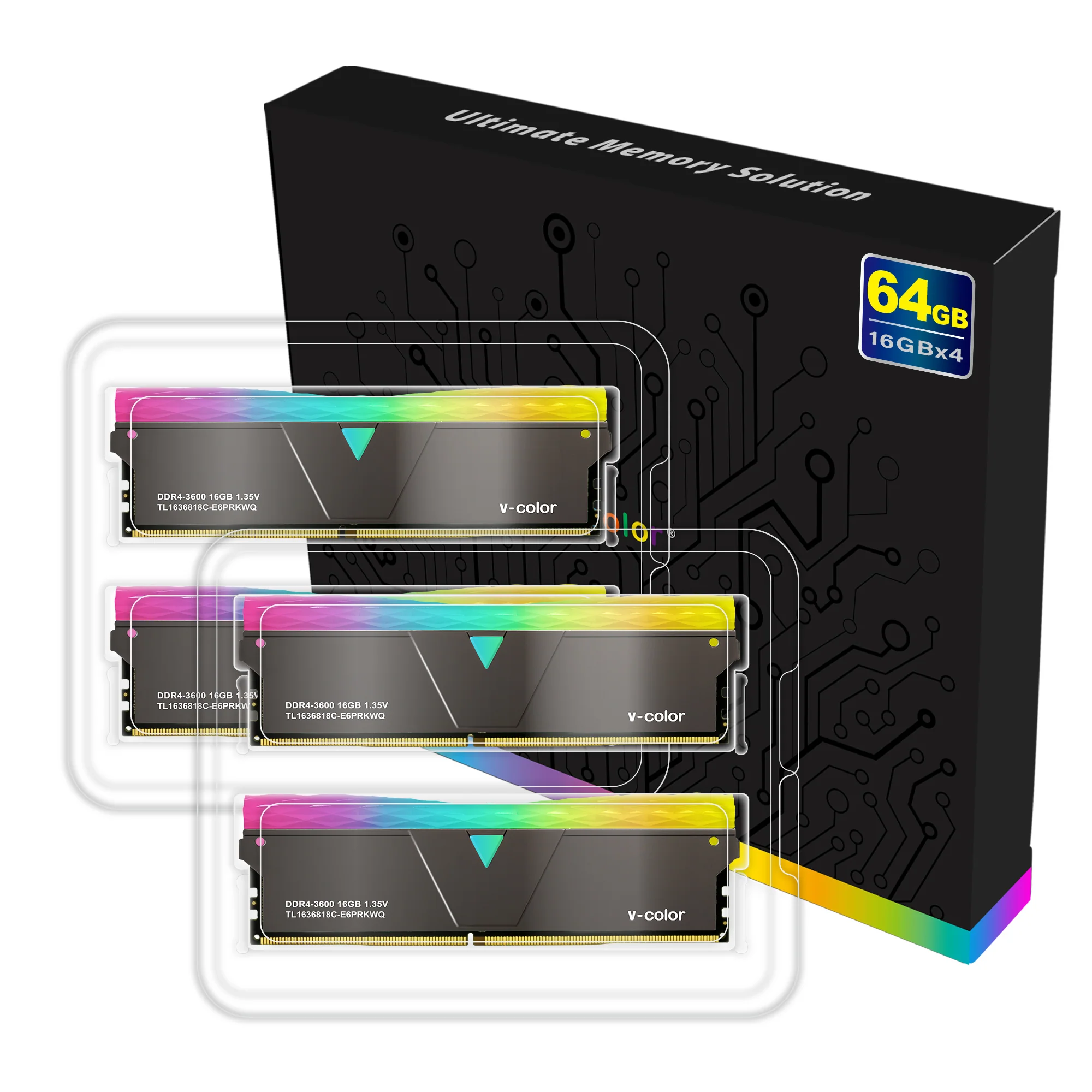 DDR4 | Prism Pro RGB | 64GB (16GBx4) | Gaming Memory | U-DIMM - Image 15