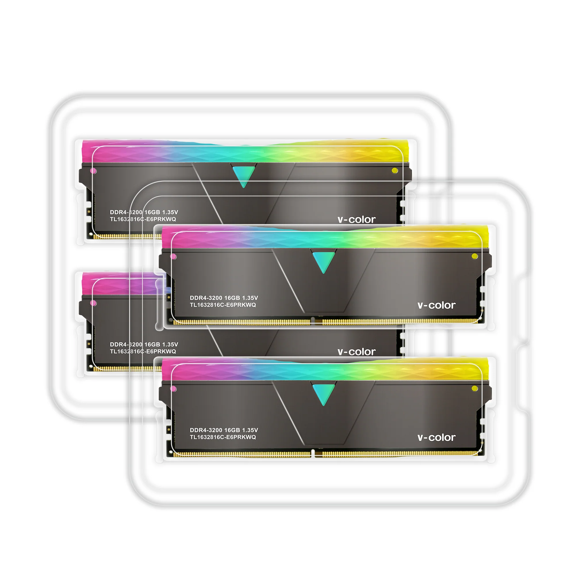 DDR4 | Prism Pro RGB | 64GB (16GBx4) | Gaming Memory | U-DIMM - Image 3