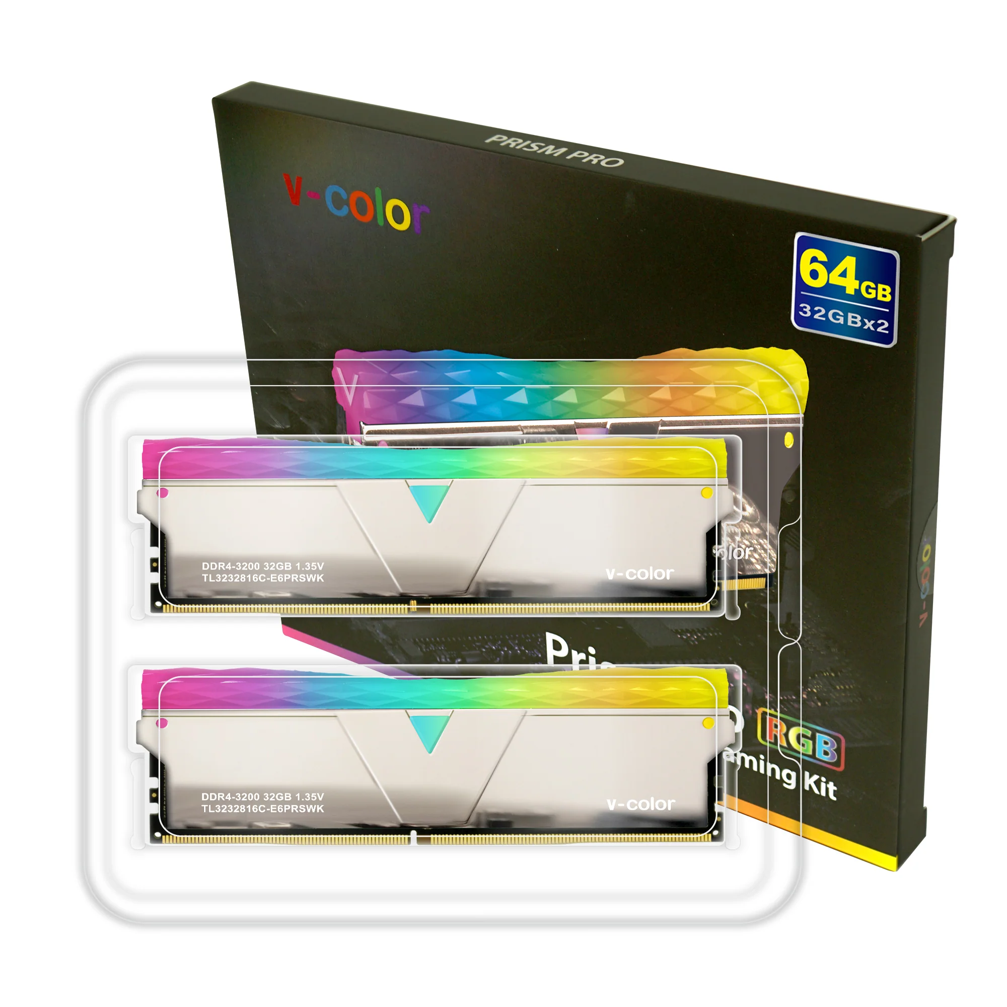 DDR4 | Prism Pro RGB | 64GB (32GBx2) | Gaming Memory | U-DIMM - Image 9