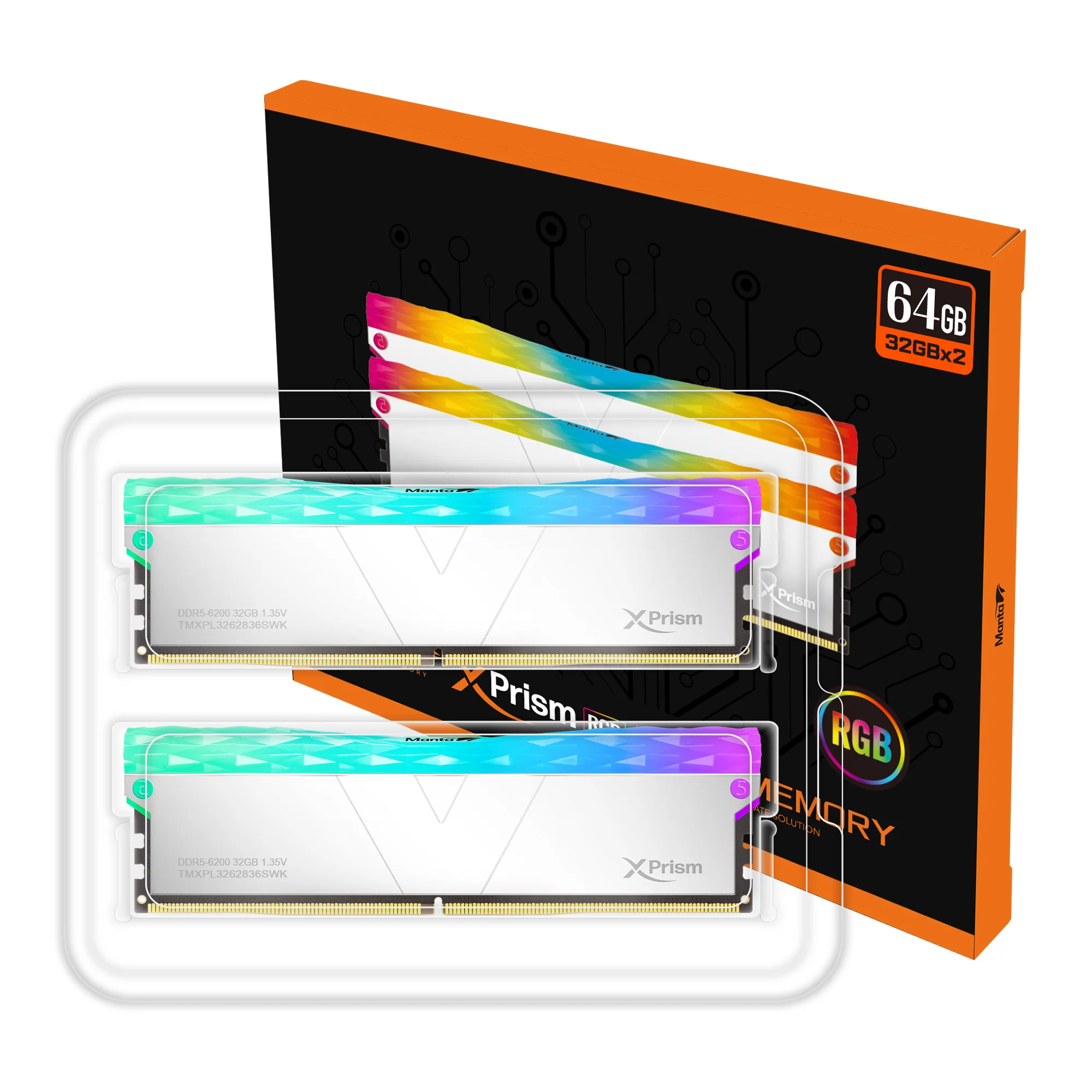 DDR5 | [Manta] XPrism RGB | 64GB (32GBx2) | INTEL XMP | Gaming Memory - Image 13