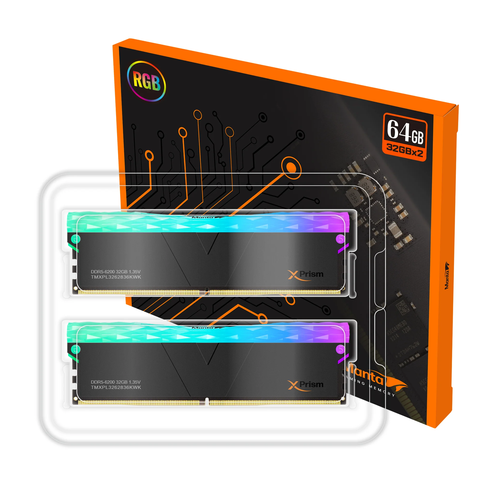 DDR5 | [Manta] XPrism RGB | 64GB (32GBx2) | INTEL XMP | Gaming Memory - Image 17