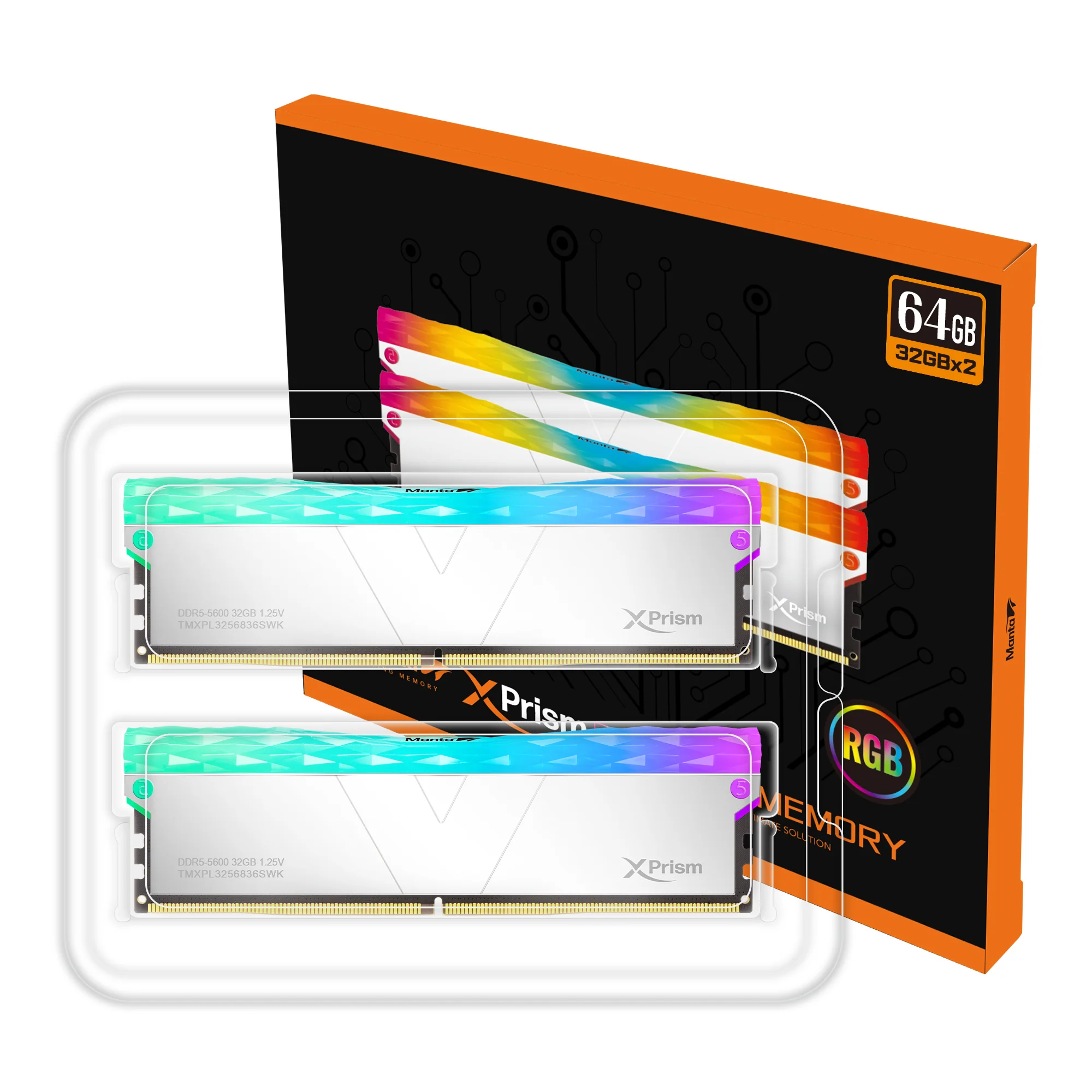 DDR5 | [Manta] XPrism RGB | 64GB (32GBx2) | INTEL XMP | Gaming Memory - Image 5
